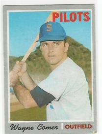1970 Topps Baseball Cards      323     Wayne Comer
